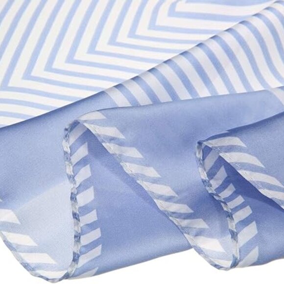 Women Satin Silk Feeling Square Neck Scarf - Picture 2 of 6